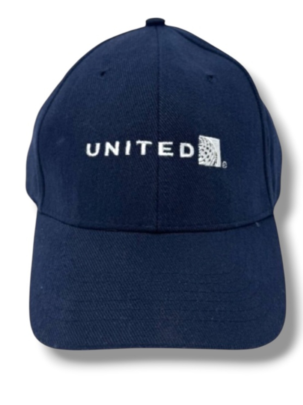United Airlines Unisex Baseball Cap Navy Blue NWOT 100% Cotton